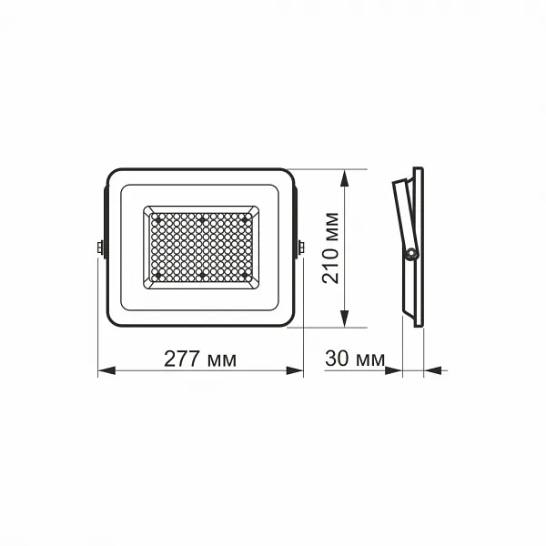 LED прожектор VIDEX F2e 100W 5000K - фото 5