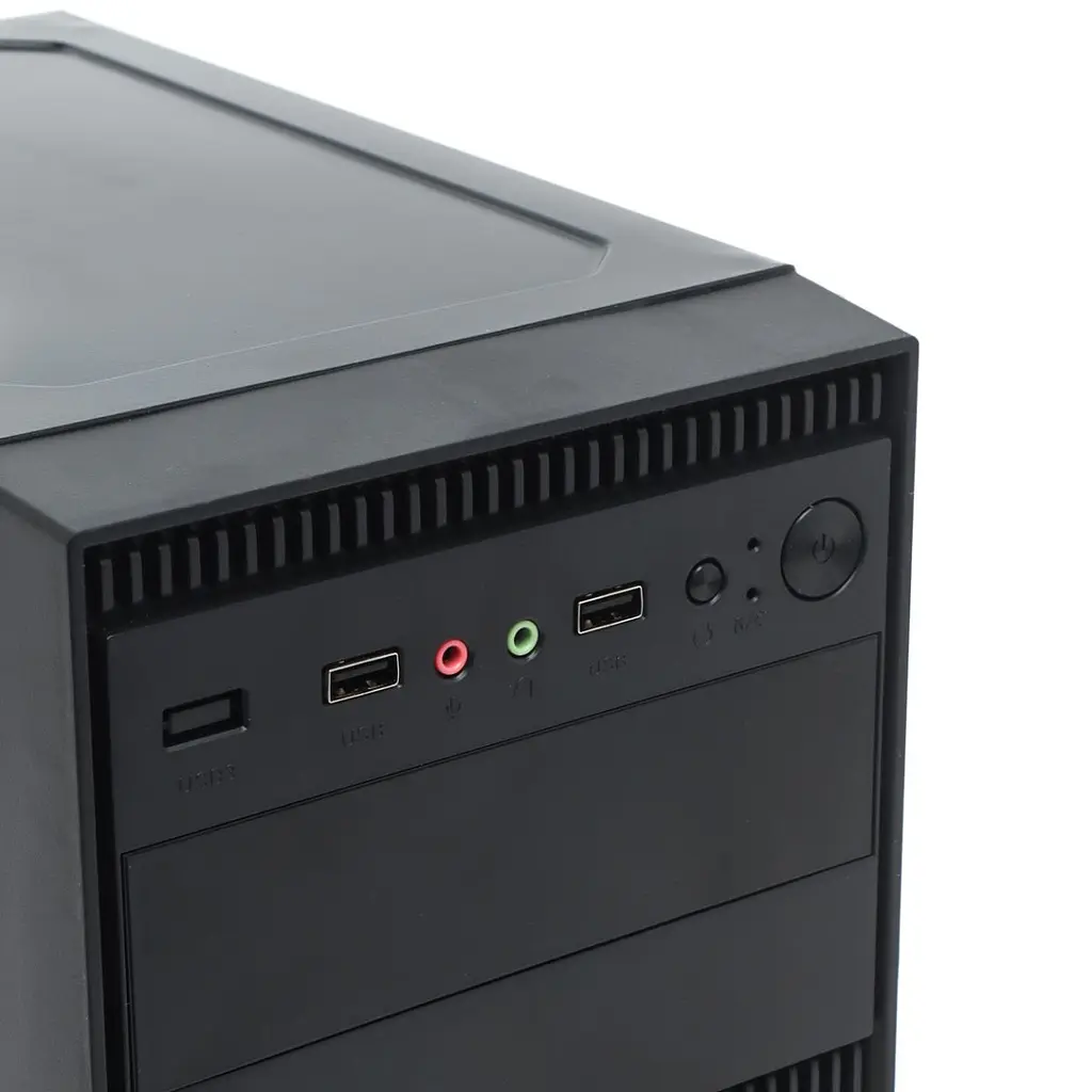 Корпус Casecom GN-1718 500W-120 мм USB 3.0 mATX, Black (GN-1718-500) - фото 4