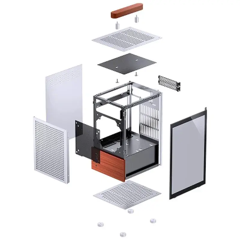 Корпус для ПК JONSBO T6 Silver - фото 12