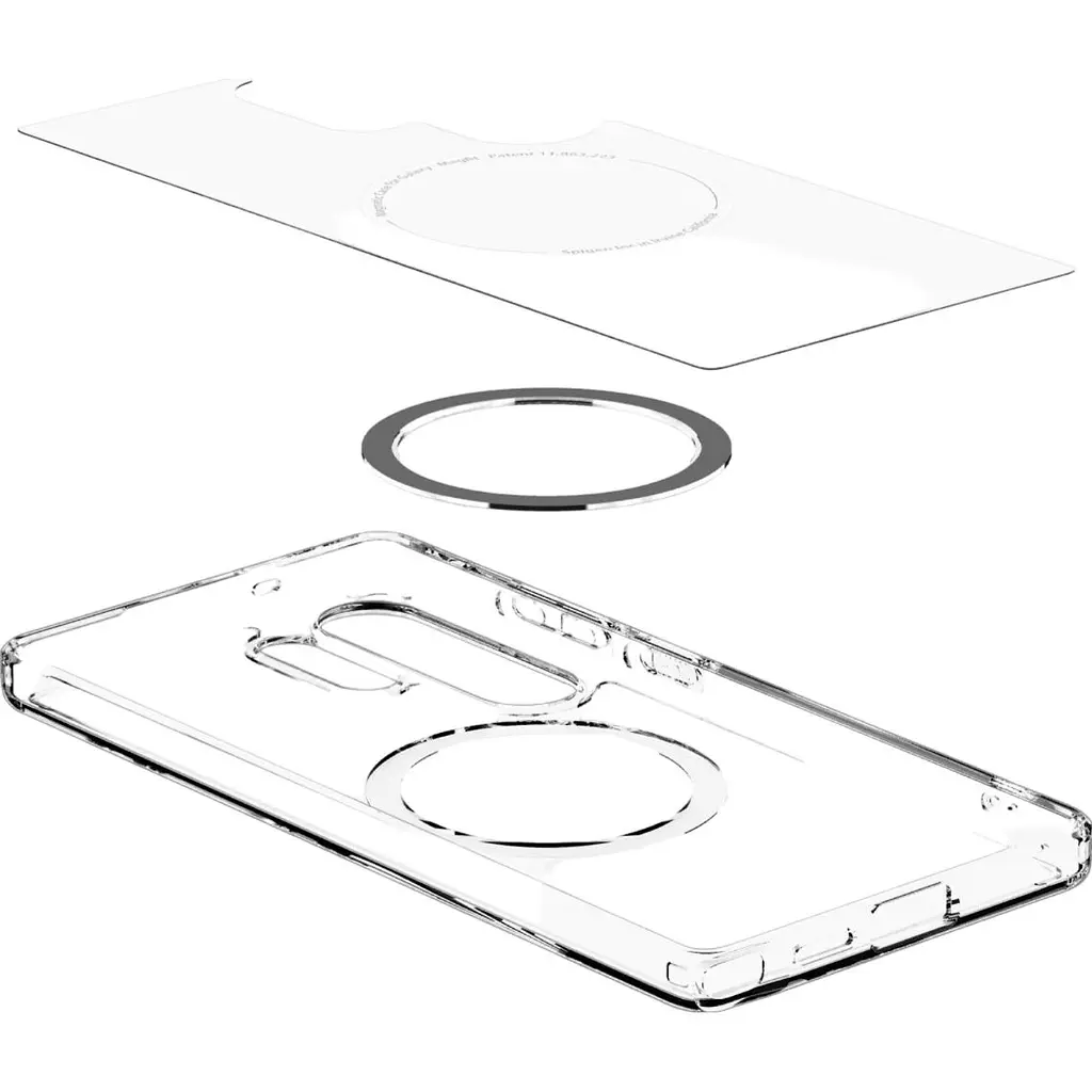 Чохол Spigen Ultra Hybrid MagSafe для Samsung Galaxy S25 Ultra Clear White (ACS08956) [126591] - фото 11