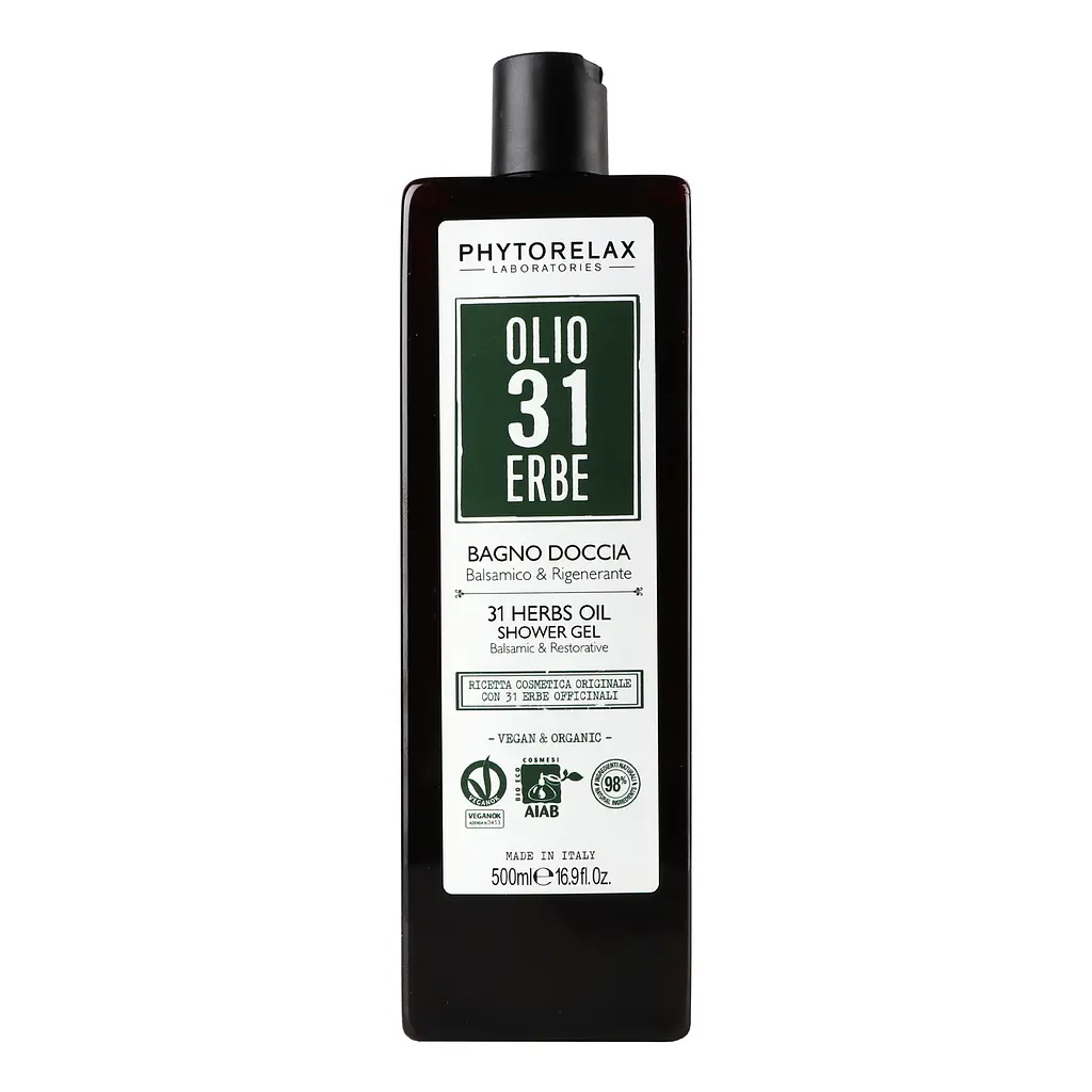 Гель для душа Phytorelax Vegan&Organic 31 Herbs Oil 500 мл (6027277) - фото 3