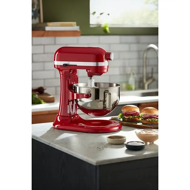 Кухонная машина KitchenAid Heavy Duty 5KSM55SXXEER с подъемной чашей 5.2 л красная (5KSM55SXXEER) - фото 11