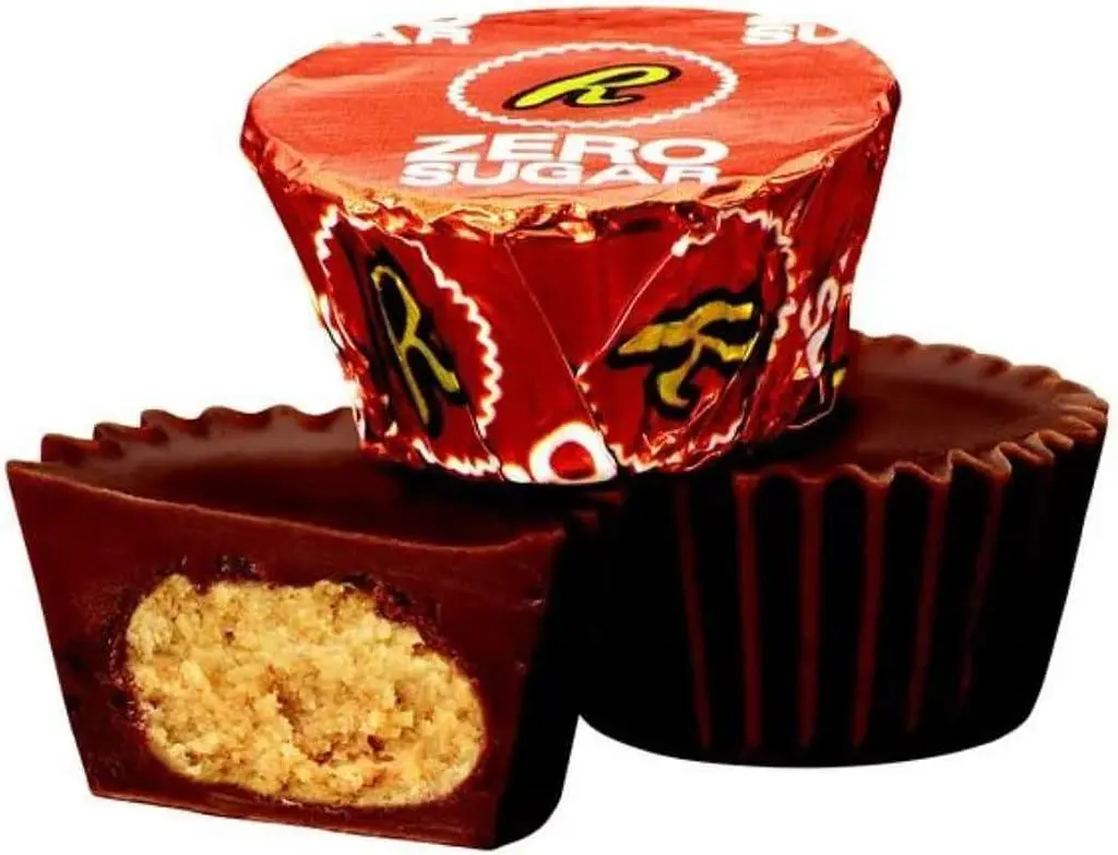 Шоколадні цукерки Reese's Zero Sugar Miniatures Chocolate Peanut Butter Cups 439г - фото 5