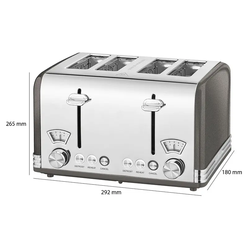 Тостер Profi Cook PC-TA 1194 Anthracite - фото 5