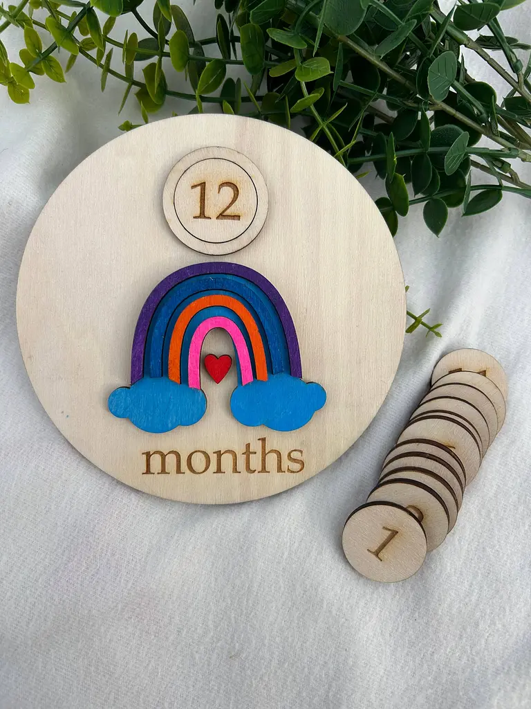 Картинки по місяцях для фотосесії малюків "12 місяців" - фото 2