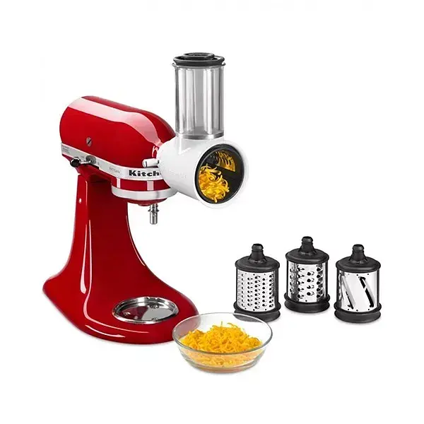 Насадка-овочерізка KitchenAid 5KSMVSA з трьома барабанами біла - фото 3