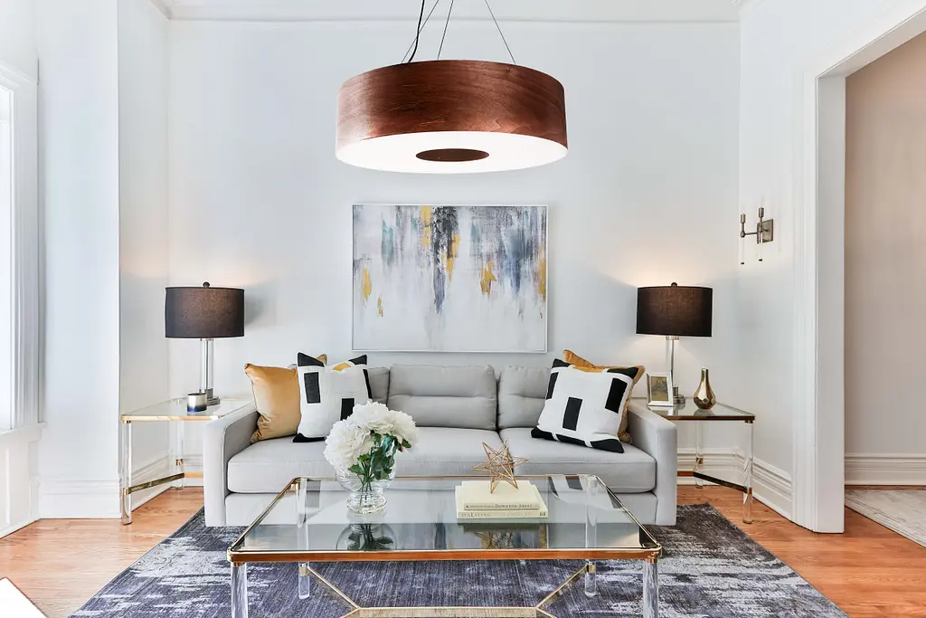 Світильник стельовий Brille підвісний світлодіодний дерев'яна для кухні "Горіх" BL-509S/24W - фото 6