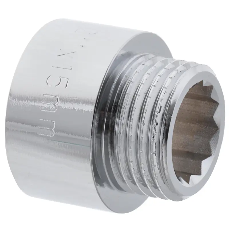 Подовжувач Koer 1/2" 15мм (хром) Kf.E06-15.Chr KF0093 - фото 2