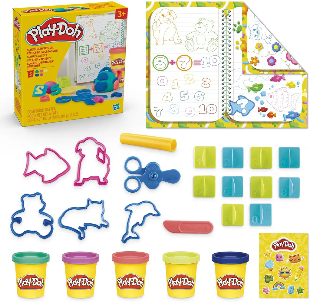 Набор для творчества Hasbro с массой для лепки Play-Doh Школьные занятия (F9144) - фото 3