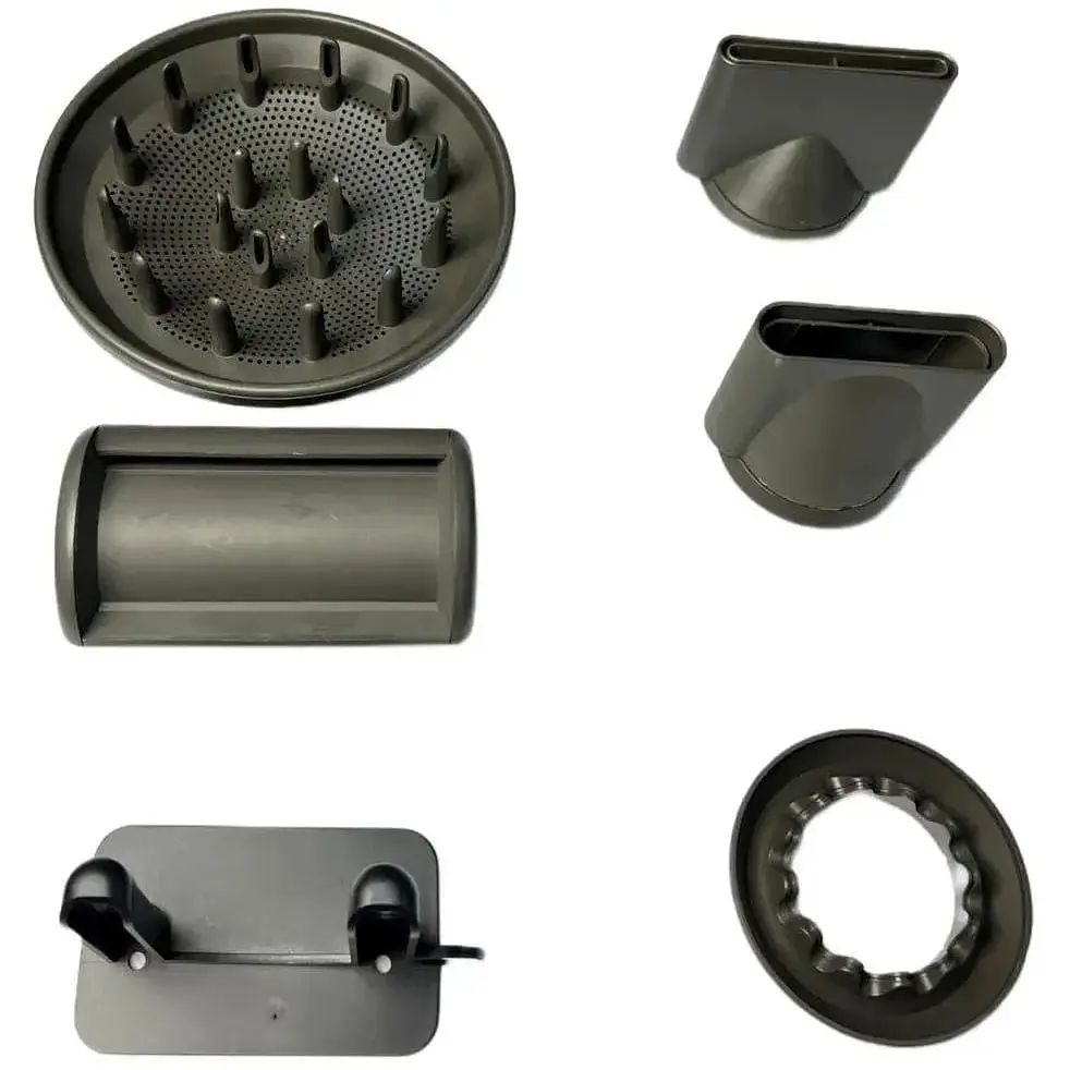 Фен для волосся PRO High Speed ​​Blower 6707 5в1 1200 Вт Чорний - фото 5