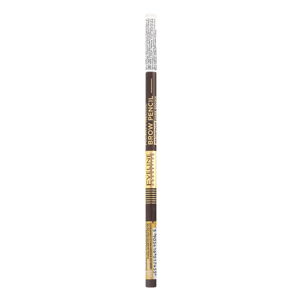 Олівець для брів Eveline Micro Precise Brow Pencil Dark Brown тон 03, 6 г (LMKKBRMIC03) - фото 3