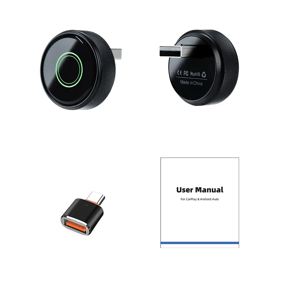 Бездротовий USB адаптер CarAIBOX EC01-XHZ 2в1 для Apple CarPlay та Android Auto - фото 8