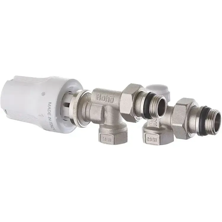 Комплект для підключення радіатора Roho R5171-050K - 1/2" осьовий (антипротечка) RO0121