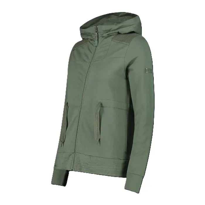 Флісова кофта CMP Women's Fleece with Drawstring Waistband Swamp XXS (1097-34D5586-E452 34) - фото 3