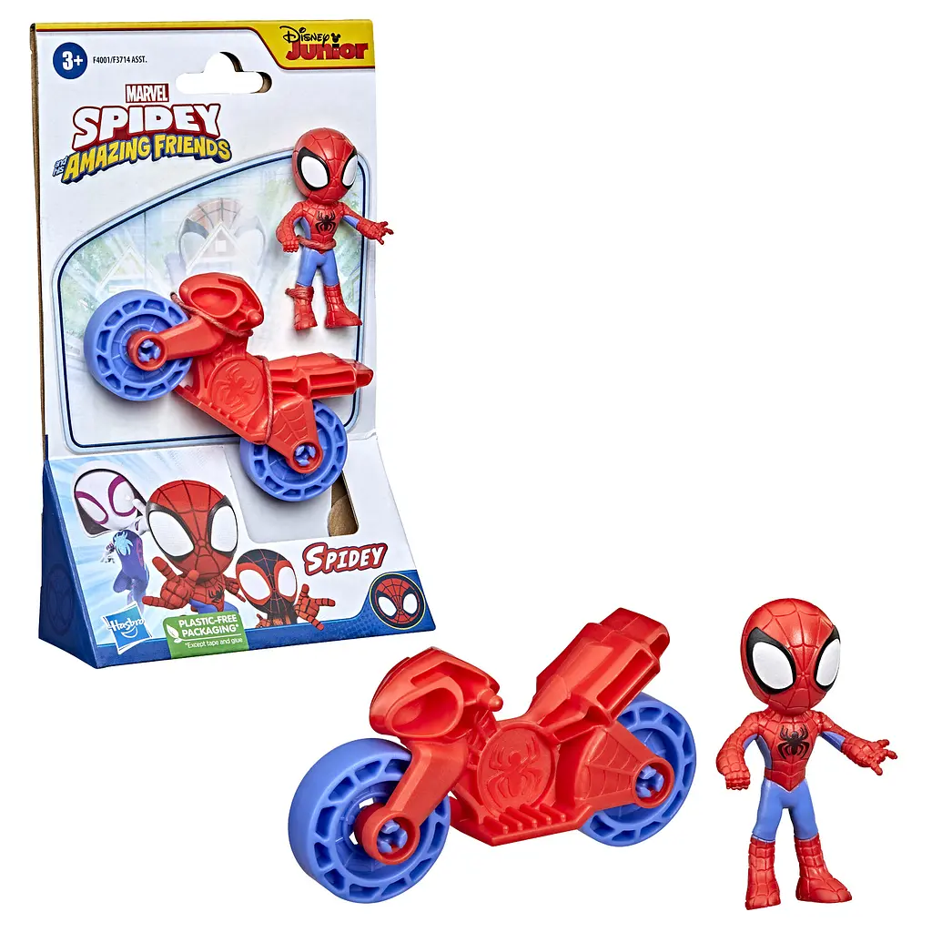 Набір іграшковий Hasbro Spiderman Marvel Spidey Amazing Friends Miles Morales 6 см (F3714_F4001) - фото 3