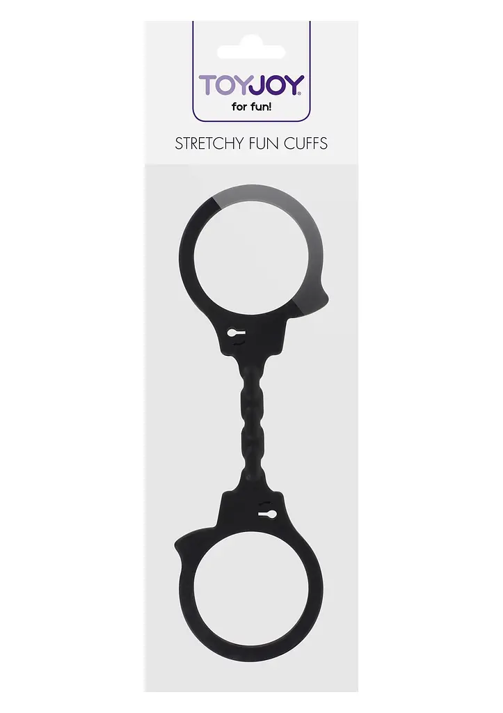 Наручники Toy Joy Stretchy Fun Cuffs черный - фото 2