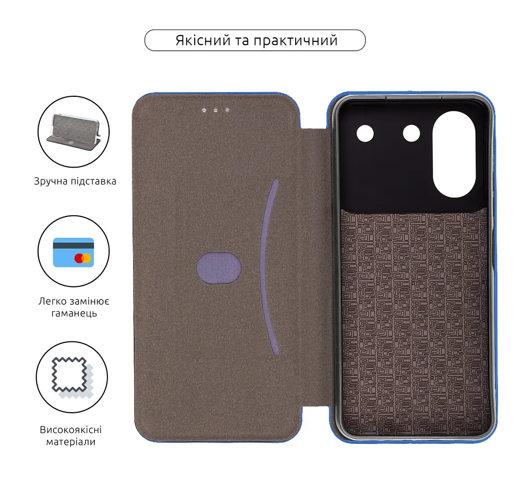 Чохол-книжка ArmorStandart G-Case для ZTE Blade A54 4G Blue - фото 3