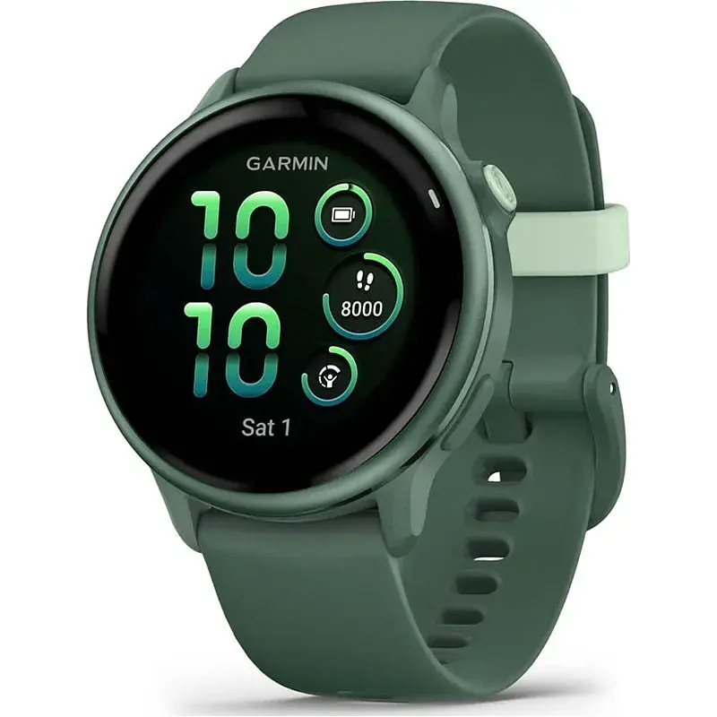 Смарт-годинник Garmin Vivoactive 6 Metallic Jasper Green with Jasper Green Silicone Band (010-02985-42) - фото 5