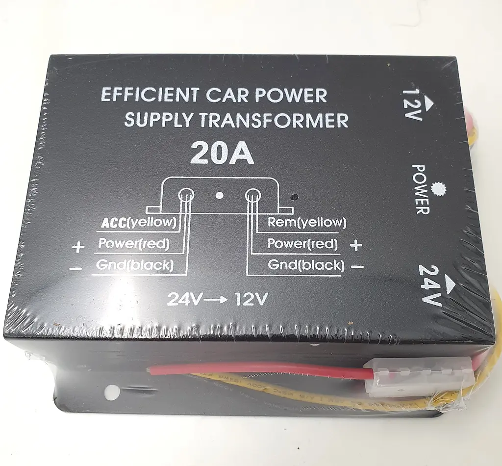 Перетворювач напруги 24 V на 12 V, автоінвертор-конвертор DC/DC 24 V-12 V 20 A UKC - фото 4