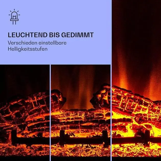 Камін електричний Klarstein Frosty Peak (10038397) - фото 5