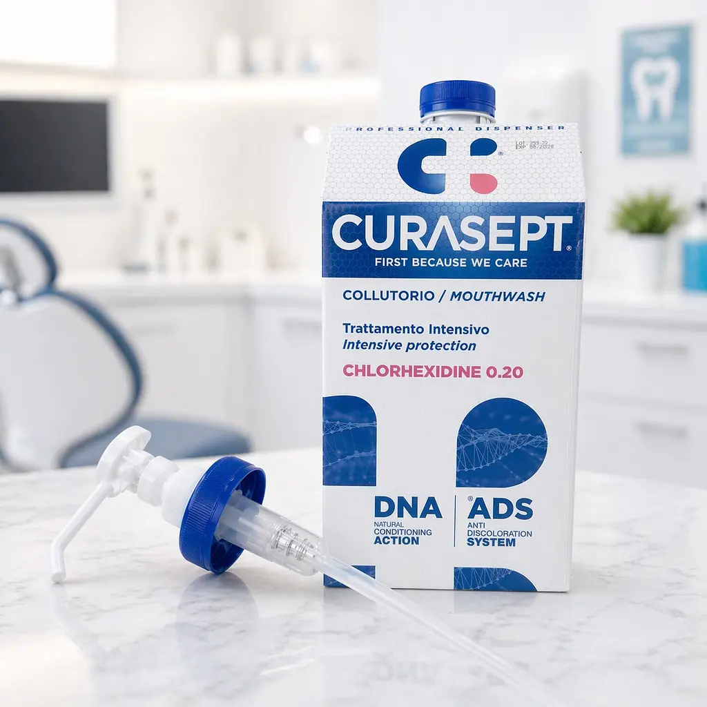 Ополіскувач для ротової порожнини Curasept ADS 5020 (хлоргексидин 0,20%) 5 л