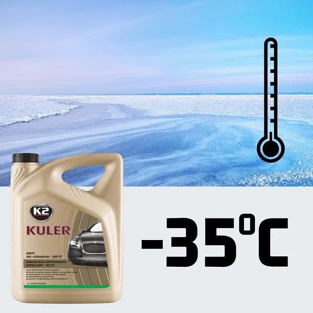 Антифриз готовий K2 Kuler Long Life -35°C Зелений G11 Original 1 л (T201Z) - фото 4