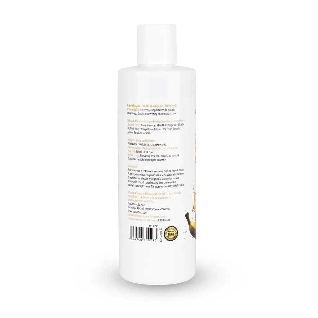 Лубрикант MyLove Aroma Series IntimMassage 2in1 Banana, 300 мл - фото 5