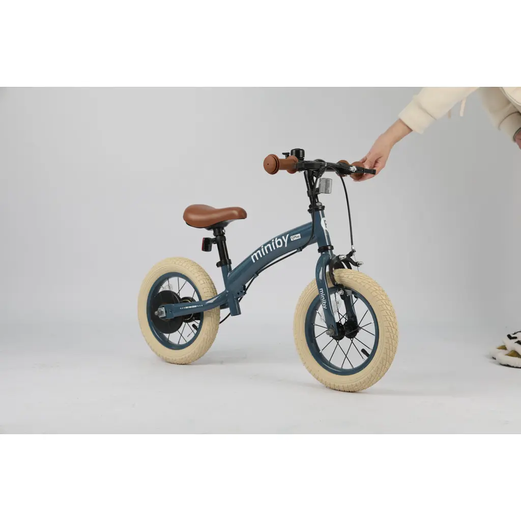 Велосипед-біговел Qplay Miniby 3в1 12" Grey-Blue (CB02MiniBy12Grey-Blue) - фото 7