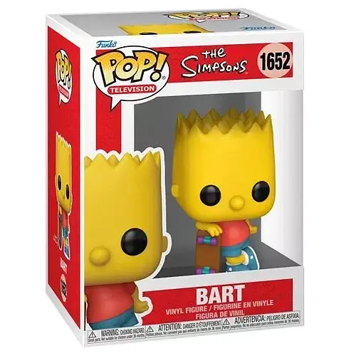 Коллекционная  фигурка   Funko Pop Симпсоны Барт The Simpsons Bart 10 см FP S B 1652 - фото 2