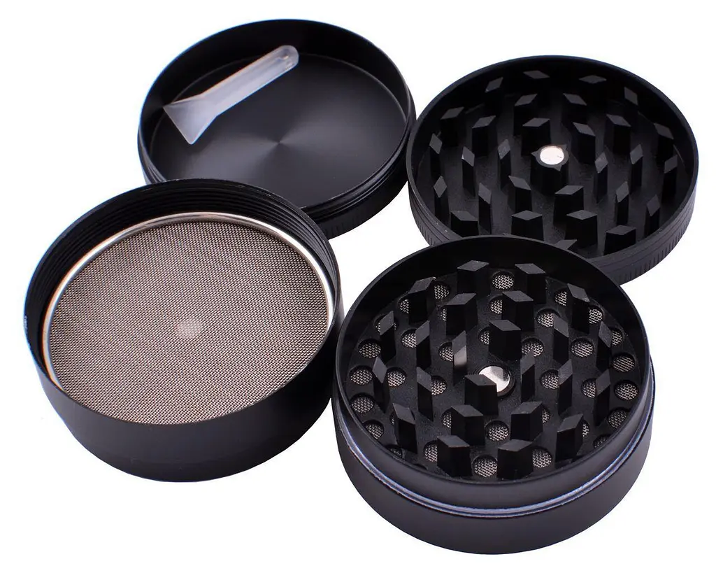 Гриндер для подрібнення тютюну Ashtray HL-050 Amsterdam Black (do328) - фото 2