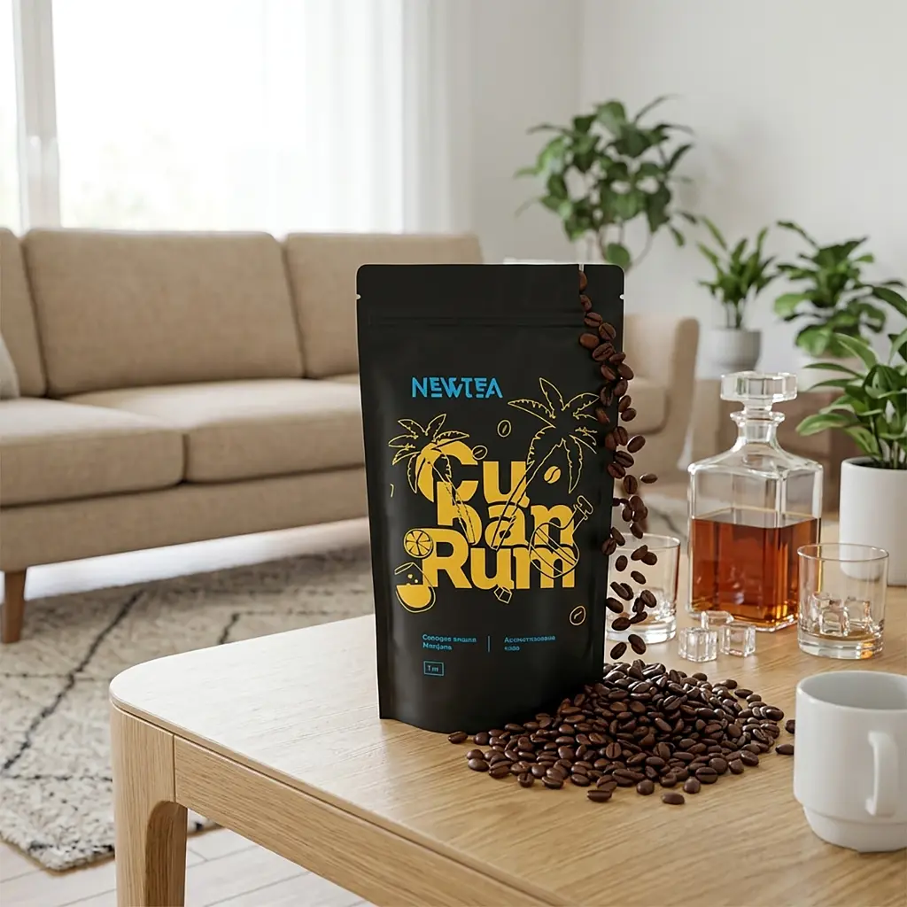 Кава ароматизована NewTea Cuban Rum, 1 кг - фото 3