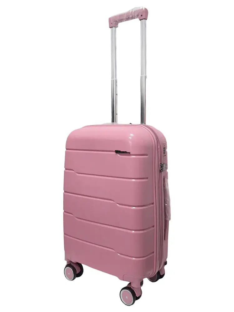 Валіза міні XS+ з поліпропілену Milano bag 0305 40л Рожевий - фото 2