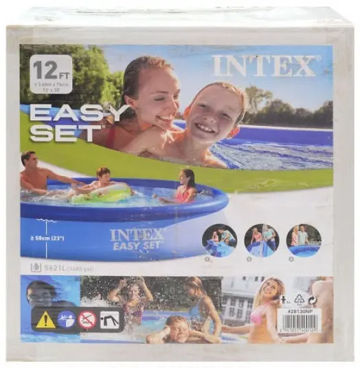 Сімейний надувний Басейн для дачі Круглий Великий Intex Easy Set 366 x 76 см. - фото 8