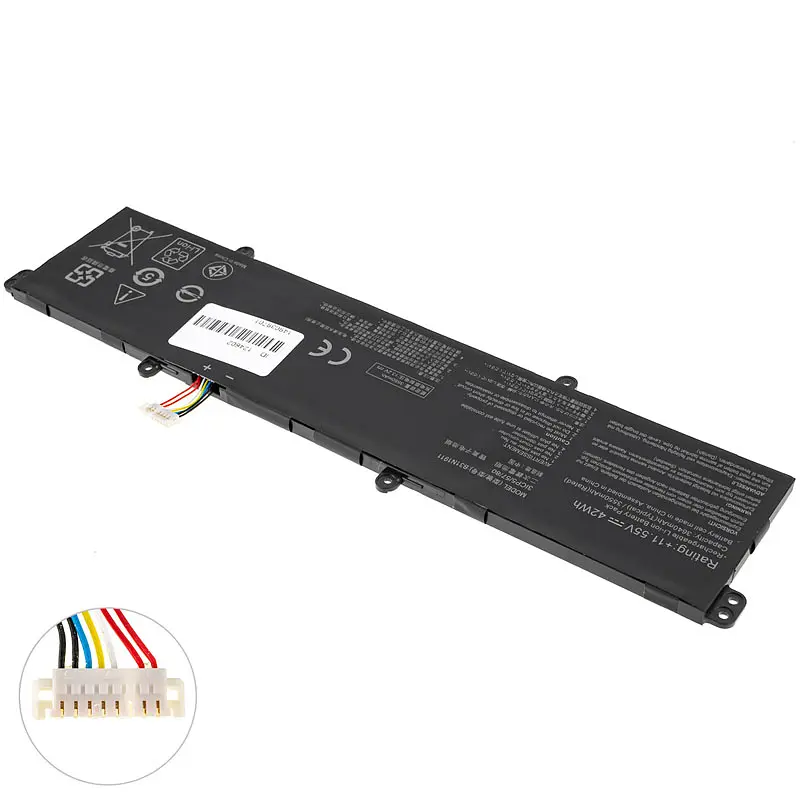 Акумулятор Asus B31N1911 (VivoBook S14 M433IA, K433FA, S433FA, X413FF) 11.55V 3640 mAh 42Wh Black - фото 2
