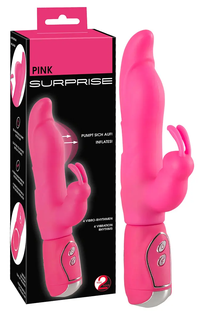 Вібратор Pink Suprise 4 vibration для точки G та клітора Orion 581305 87817 - фото 2