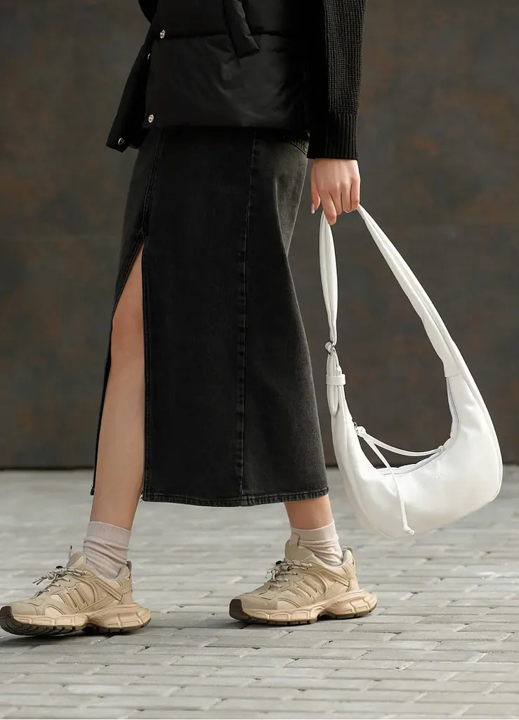 Сумка жіноча Sambag HOBO S белый 30 х 13 х 8 см (53100008) - фото 6