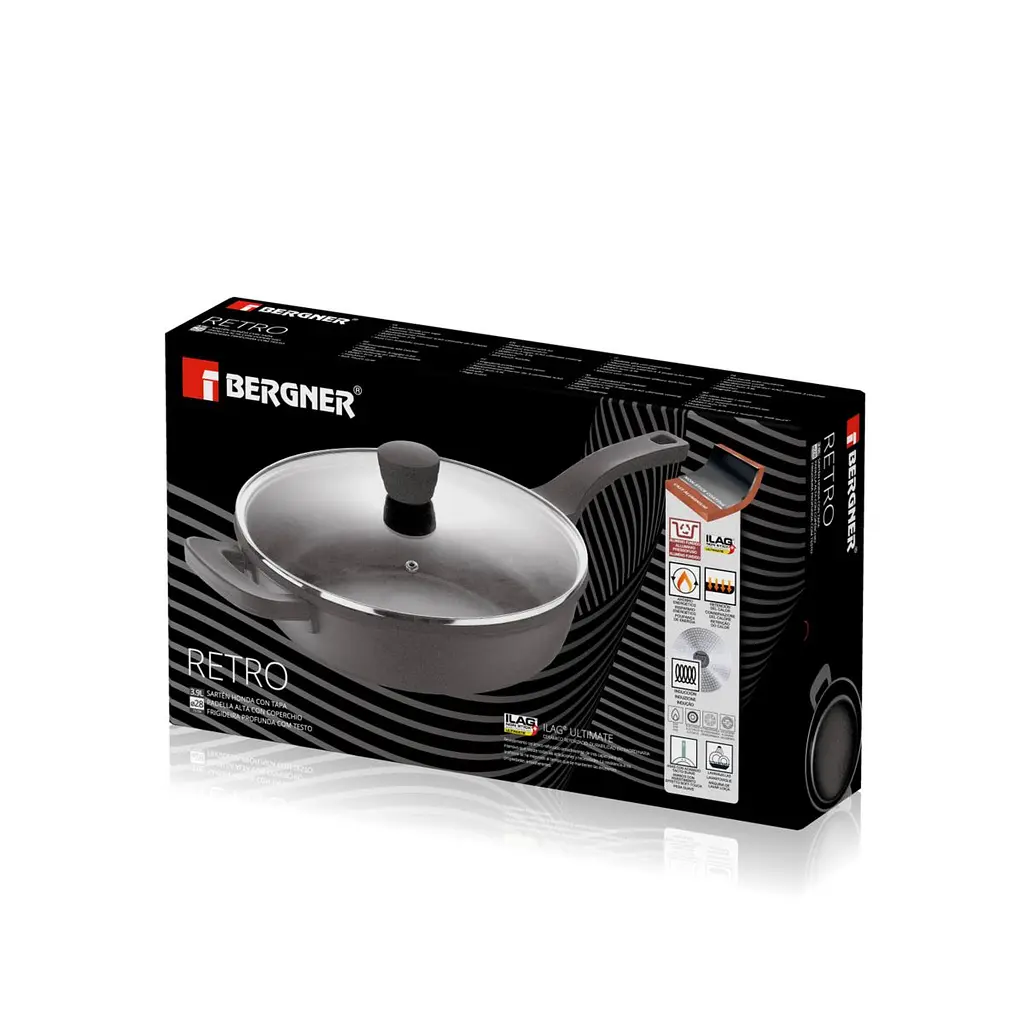 Сотейник Bergner Retro 28 см (BG-30736-NP) - фото 6