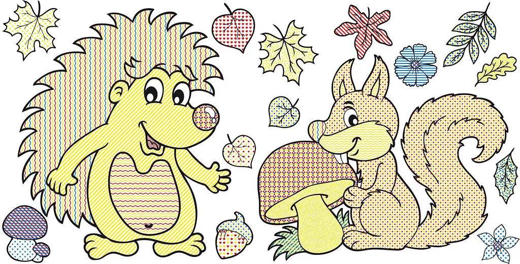 Водяна розмальовка Кристал Бук Лісові тварини, 8 сторінок (F00023134) - фото 3