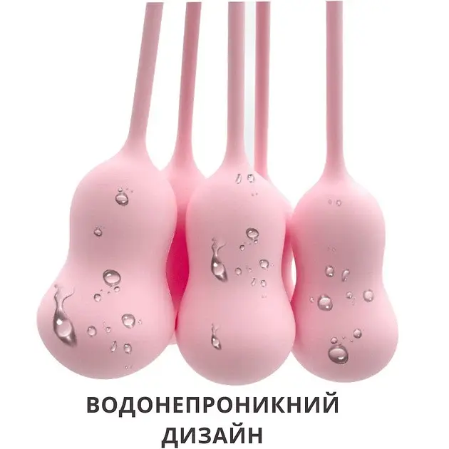 Набір вагінальних кульок I’MCUM Kegel Evolution 5 шт Рожевий (IM-KGE002) - фото 7