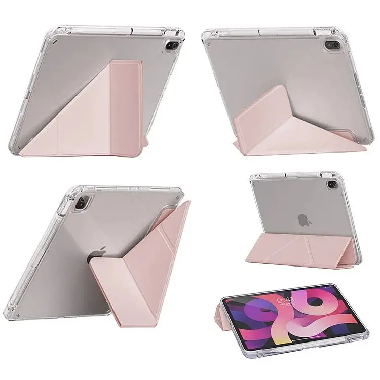 Обложка BeCover Ultra Slim Origami Transparent с креплением Apple iPad 10.9" 2022/2024 /iPad (712940) - фото 3