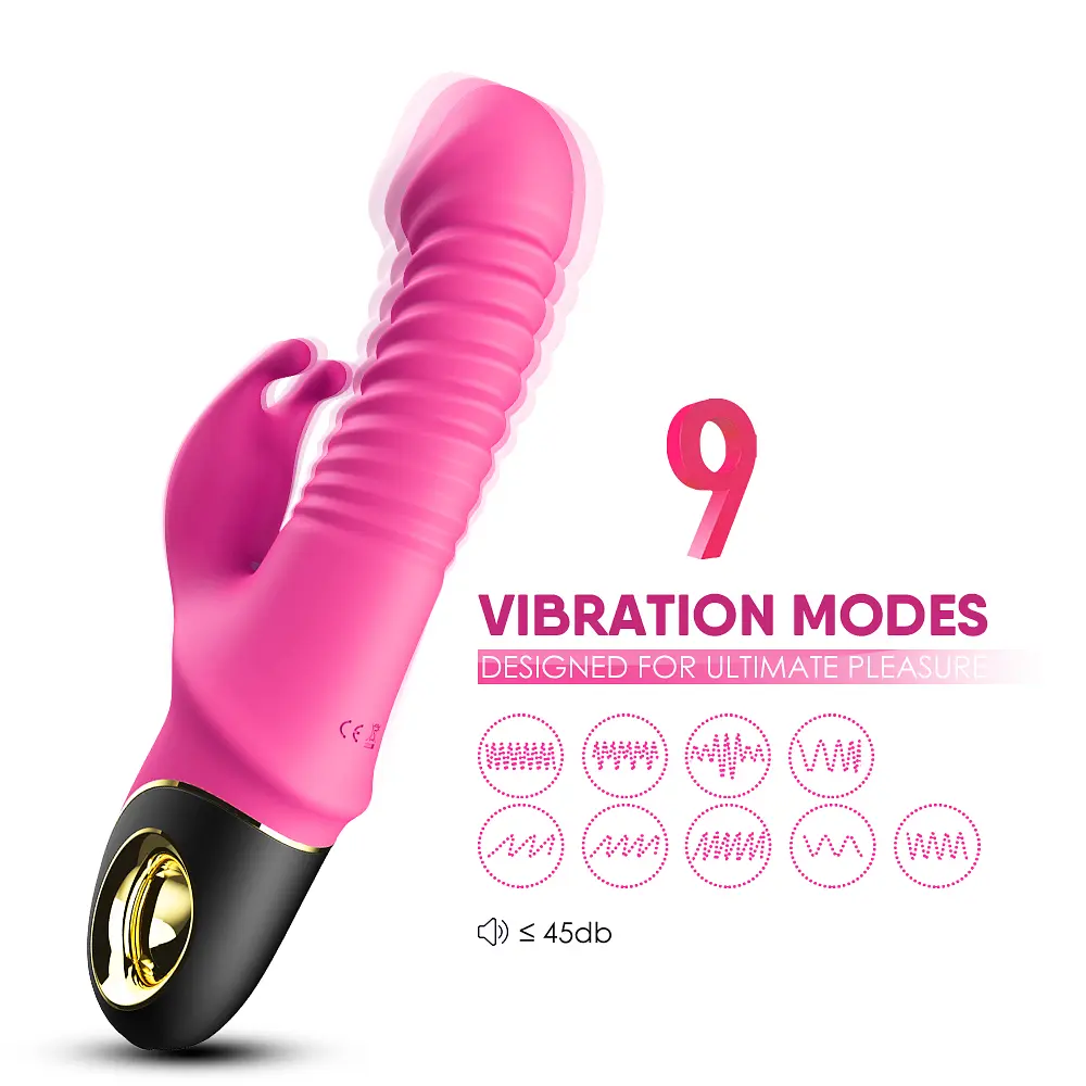 Вібратор з подвійною стимуляцією Zing pink Boss Series 52-00013 102103 - фото 4