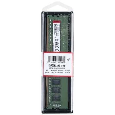 Модуль пам'яті для комп'ютера DDR4 16GB 3200 MHz Kingston (KVR32N22D8/16WP) - фото 2