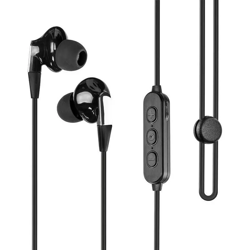 Бездротова гарнітура Bluetooth навушники Gelius Pro Trinity GP-BE-015 Black - фото 3
