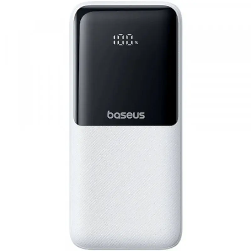 Батарея універсальна Baseus Lipow 20000mAh 22,5W PD, QC/3.0, White (P10079102213-00)