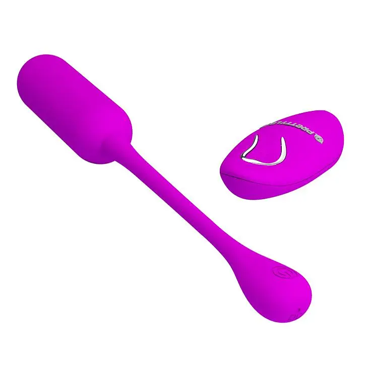 Віброяйце Pretty Love Lechies Wireless Egg 18.6 см фіолетовий - фото 6