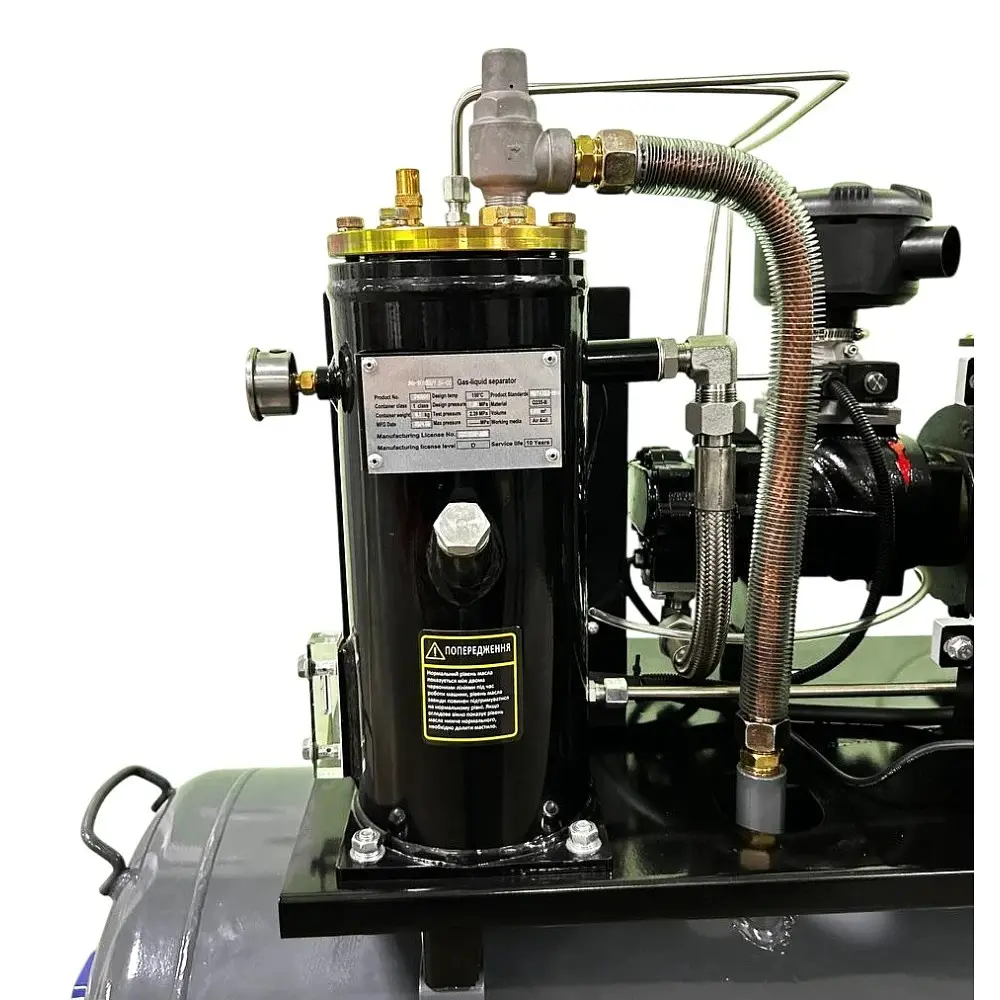 Компресор виского тиску гвинтовий GTM DLG5.5V (200 л, 680 л/хв, 5.5 кВт, 380-400 В) - фото 6