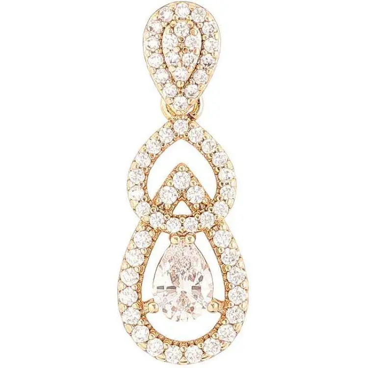 Кулон XUPING Позолота 18K «Витончена підвіска з цирконієм і фіанітом» для ланцюжка до 4мм (262290)