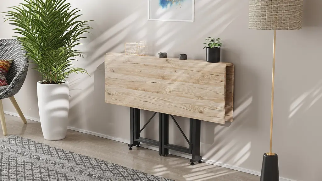 Стіл-книга трансформер Спайдер Ferrum-decor 750x1150x880 Чорний метал ДСП Дуб Сан-Марино 16 мм (FRD-105089) - фото 8