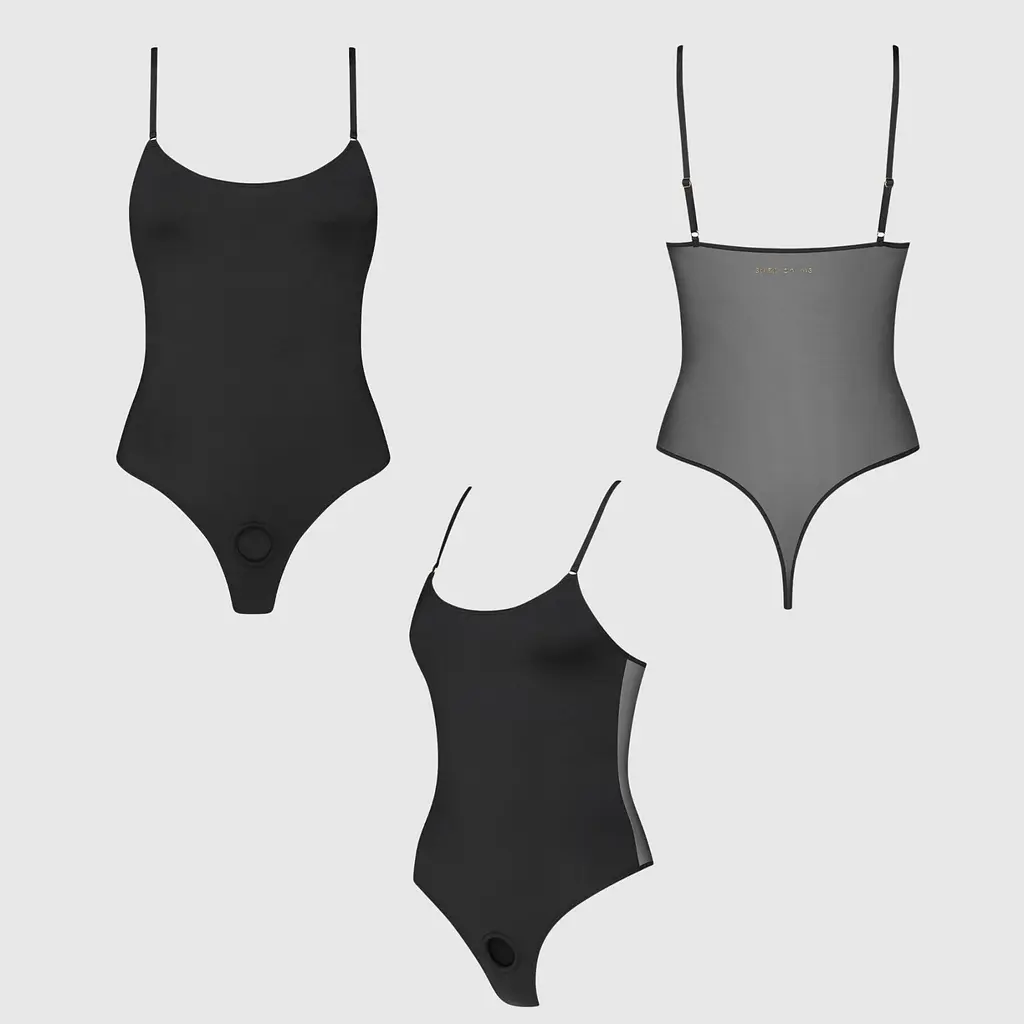 Боді з фіксацією ділдо Strap-On-Me Harness Body Signature, XS - фото 3