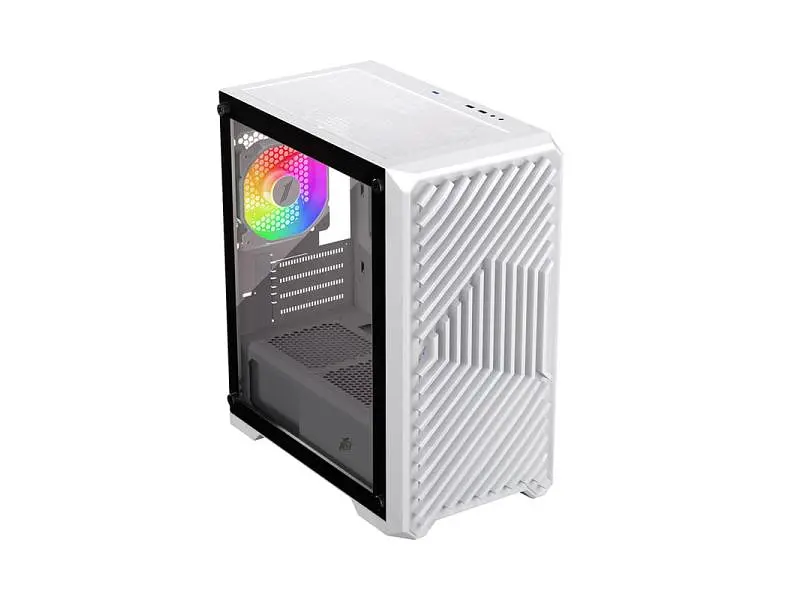 Корпус 1stPlayer T5-WH-4F1-W White - фото 6